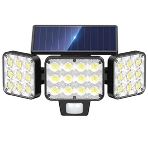 GEARLITE Solarleuchte Außen mit Bewegungsmelder