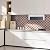 Art3d 10-Pack Heavy-Duty Peel and Stick Backsplash, 12x12 Inch Self-Adhesive Wall Tile Stick on Kitchen Countertop, Pink & Warm White