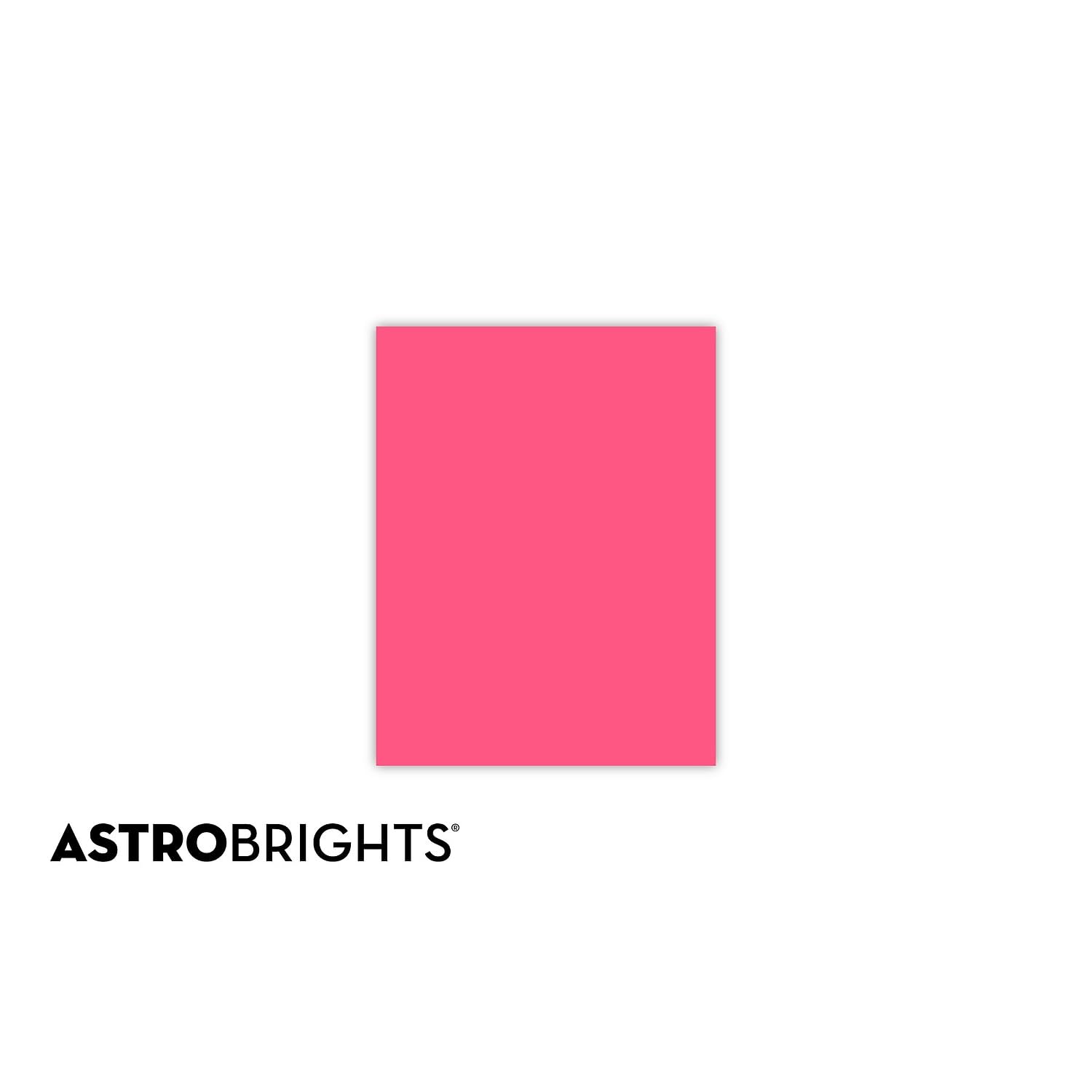 Astrobrights Color Paper, 24 lb Bond Weight, 8.5 x 11, Plasma Pink, 500/Ream - Image 2