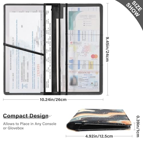 Organizador de Documentos para Auto PU miniatura 3