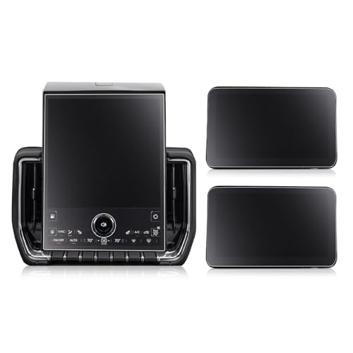 Image of CDEFG 3Pcs for 2025 2026 GMC Yukon Screen Protector Matte [No Glare & Fingerprint], Tempered Glass for 2025 2026 GMC Yukon Accessories 16.8 inch Navi & 12.6 inch Rear Displays