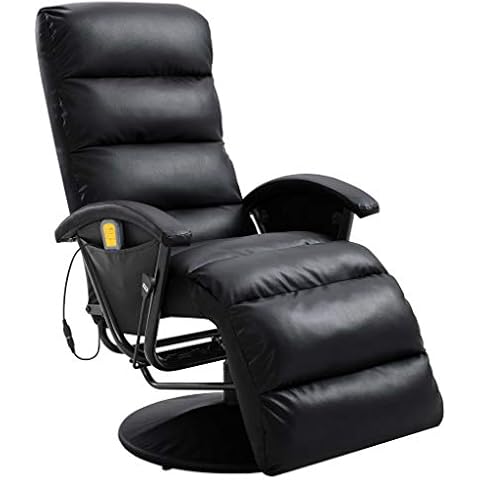 vidaXL Sillón Relax Masaje Eléctrico con Calor Lumbar Cover