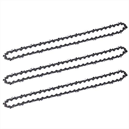 Butom 3 Pack S56 Chainsaw Chain for Echo CS400 CS310 CS352 CS370 Poulan 2150 3816 260 Ryobi RY3716 RY43154 UT43122 UT43123 Chainsaw,16 Inch,3/8" LP,050" Gauge,56 Drive Link