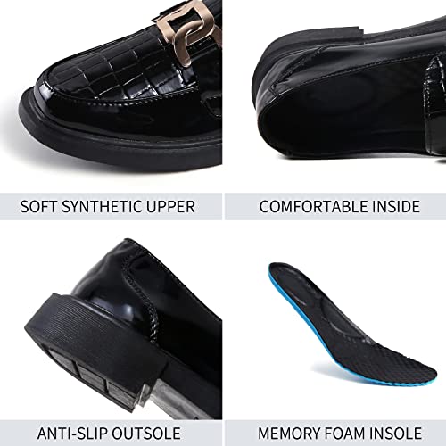 Image of VOCNTVY Loafers for Women Slip On Comfort Business Work Shoes