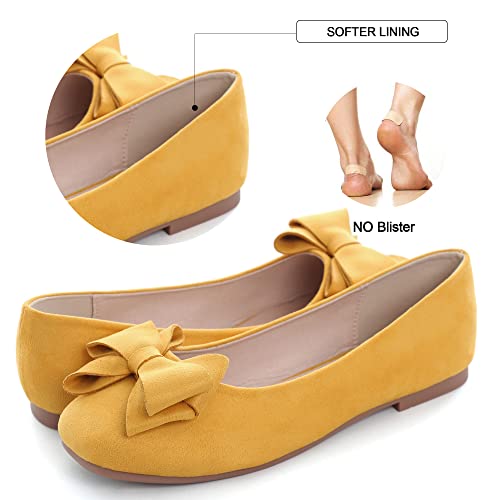 Image of Dear Time Women's Flats Shoes Bowknot Dressy Ballets Loafers Wedding Business Casual Walking Shoes