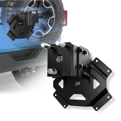 PRYNTO Adjustable Spare Tire Carrier for Wrangler JK JKU Unlimited ...