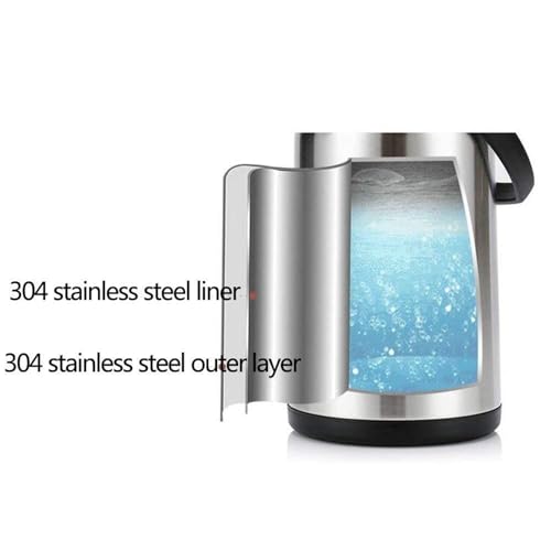 Dispensador térmico de bebidas con bomba, jarra aislada de acero inoxidable para líquidos fríos y calientes