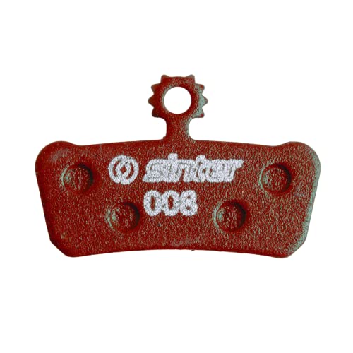 Sinter Disc Brake Pads - 008 Avid SRAM Red S514 - Single Pair Blister Pack 2022: Red One Size, gris/noir