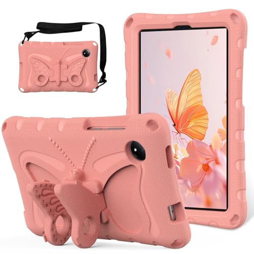 Étui Xiaomi Redmi Pad SE 8.7 2024 avec support et sangle de transport rose