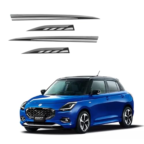 Image of Car Door Body Side Beading /Molding /Cladding for Maruti Suzuki Swift 2018 Set of 04