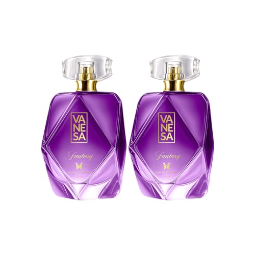Image of VANESA Fantasy Perfume For Women 100 ML Each, Pack of 2 | Long Lasting Eau Da Parfum