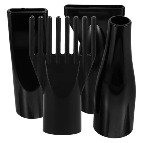 Veemoon Embout Sèche Cheveux Universel 4 Pièces Buse Concentrateur Et Embout Peigne Pour Toilettage Des Chiens Chats Et Petits Animaux Usage Maison Animalerie Et Extérieur