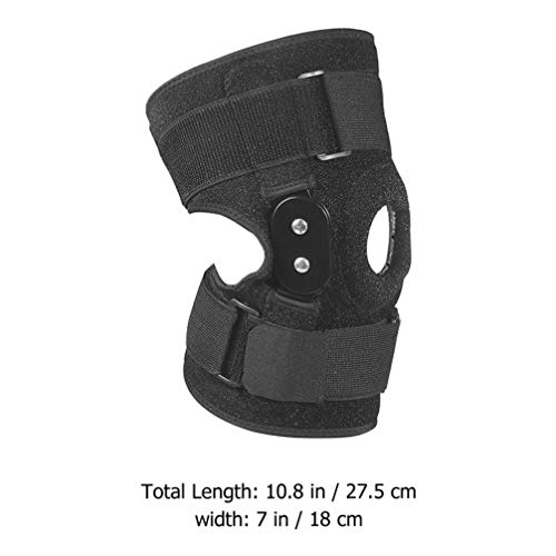 Suporte de joelho esportivo Exceart para treinamento com alça de joelho, ajustável, para malhar, esc