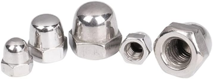 Cover Nut Siamese Covers Mother Decoration Nuts Stainless steel M4 M5 M6 M8 M10 M12 M16 M20 - (Size: M10(5pcs))