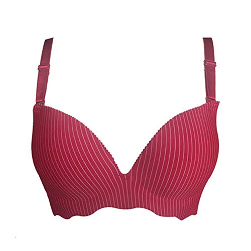 Sexy Seamless Bras for Women Push Up Lingerie Wire Free Bra Fashion Striped
