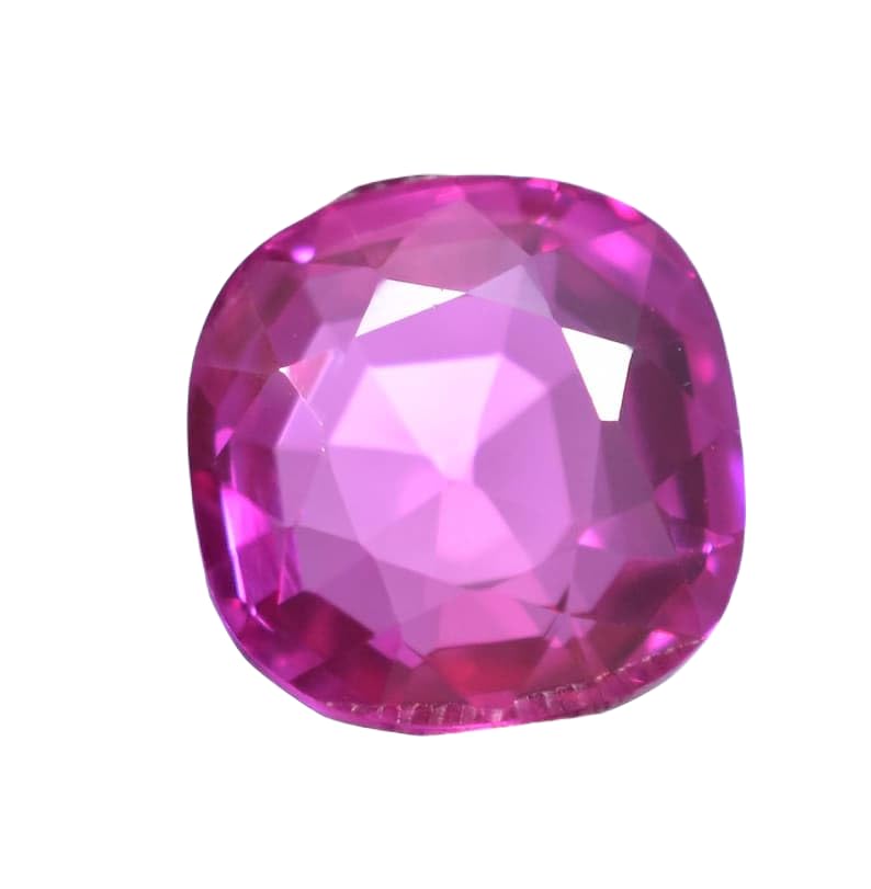Saphir rose naturel gemme coussin 14mm pour fabrication collier pendentif bague