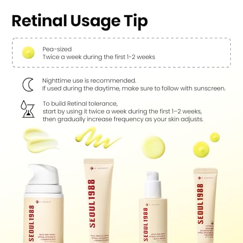 Image of K-SECRET SEOUL 1988 Retinal Advanced Shot - Formulated with 22,275 Spicules and Advanced Retinal Liposome 12% | Fine Lines and Skin Texture Care Serum | Korean Skincare, 15ml / 0.51 fl oz