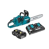 Makita XCU07PT 18V X2 (36V) LXT Lithium-Ion Brushless Cordless (5.0Ah) 14' Chain Saw Kit, Teal