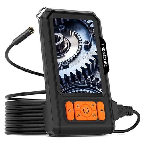 HD1080P �H�Ɨp������ 4.3�C���` IPS�X�N���[�� 8MM USB�J���� 2-100M �ԗp�p�C�v�����������p�{�A�X�R�[�v 2600mAh �h�� 8LED(50m)