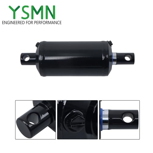 Image of Lift Cylinder, Lift Hydraulic Cylinder Blade Replacement for John Deere 317 318, Hydraulic Blade Replace AM31362,AUC13259