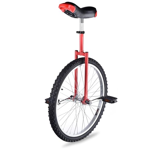 Image of AW 16 /18 /20 /24 Inch Wheel Outdoor Unicycle Adjustable Seat Exercise Bicycle | Fit Adults Kids Outdoor Sports Fitness Exercise, Various colors For Choice