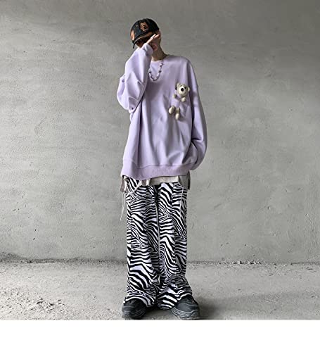 Hoodie with 3D Cute Stuffed Bear for Men and Women Teens School Street Fashion Pullover Crewneck Oversized Top Sweater3