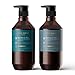 Theorie Sea Kelp and Mint Purifying Shampoo - Removes Access Oil and Build Up - Suited for All Hair Types – Provides strength Protect Color and Keratin Treated Hair, Pump Bottle - 400mL