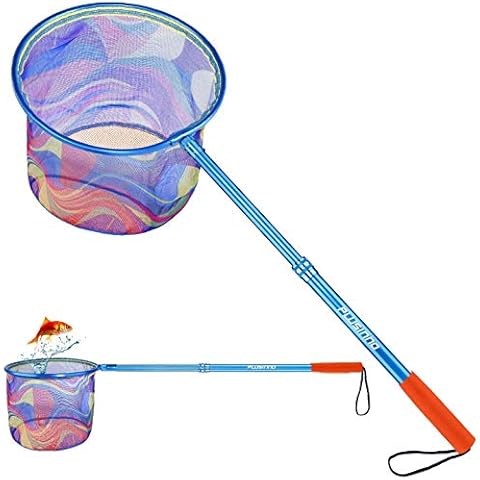 PLUSINNO Angel kescher für Kinder, Teleskop-Angelkescher, Unterfangkescher Angelkescher, Schmetterlingsnetze Insektennetz für Kinder Cover