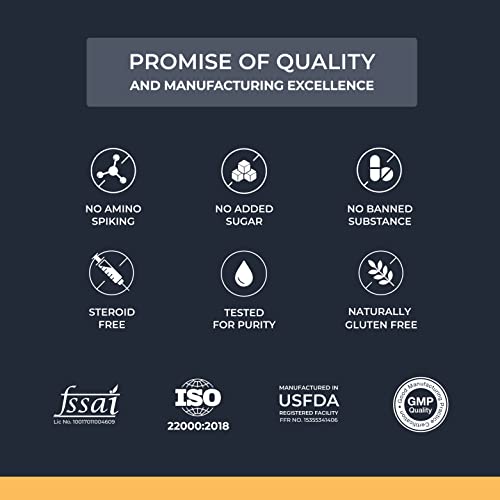 Image of Nutrabay Gold Tri Blend Whey Protein Powder (Hydrolyzed, Isolate & Concentrate) - 25g Protein, 5.6g BCAA, 4.2g Glutamic Acid - 2Kg, Vanilla Ice Cream