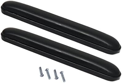 Heavy Duty Full Length (13-7/8") Wheelchair Arm Pads, Black (Pair), Universal: Fits Most Medline, Drive, Invacare, E&J, Guardian, Lumex, Tuffcare, ALCO & Other Full Arm Manual Wheelchairs