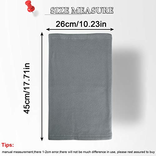 Axbxcx Neck Warmer Gaiter Balaclava - Windproof Ski Mask - Cold Weather Face Motorcycle Mask Thermal Scarf Winter For Running Snowboarding Fishing Hunting Off-Roading Black + Gray #TOP2