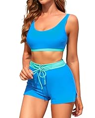 Blue Two Piece Swimsuits