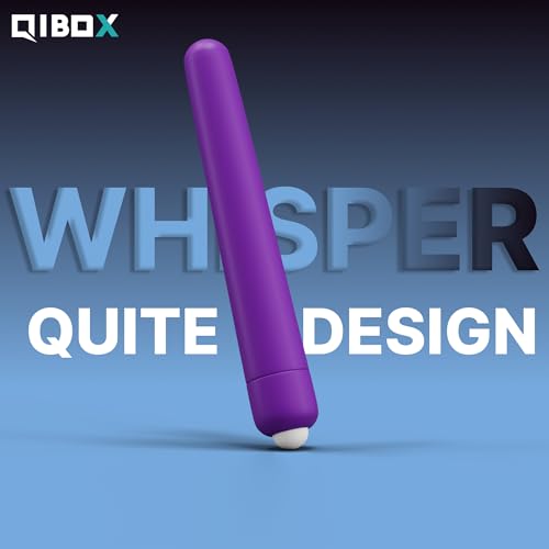 Image of ZYLLION Blush Vibrating Stick Personal Massager - Purple | Ergonomic Design | Multiple Vibration Modes | Quiet & Portable