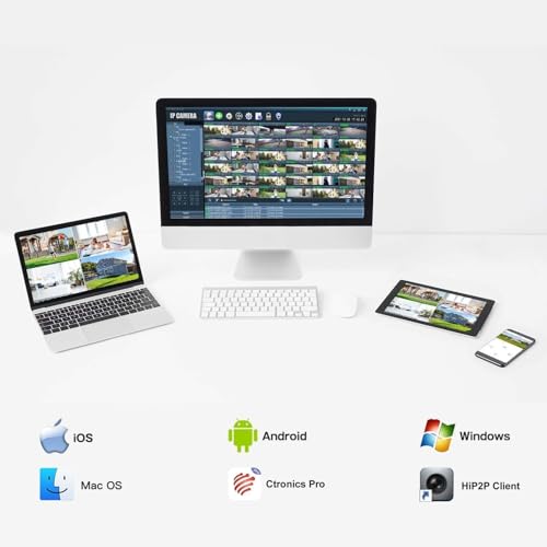 Ctronics 4G LTE Überwachungskamera Aussen Solar Kabellos mit SIM Karte, 2K HD PTZ IP Überwachungskamera Ohne WLAN, 10400mAh Akku, PC/FTP/Cloud, Farb-Nachtsicht, PIR-Erkennung, 2-Wege-Audio (Weiß)