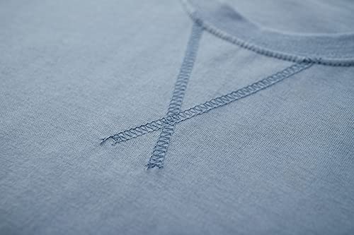 Image of KLIEGOU Men's 100% Cotton Longline T-Shirt, Pre-Shrunk Soft