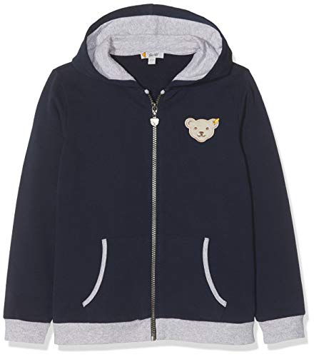 Preisvergleich Produktbild Steiff Jungen Sweatjacke, Blau (Black IRIS 3032), (Herstellergröße:104)