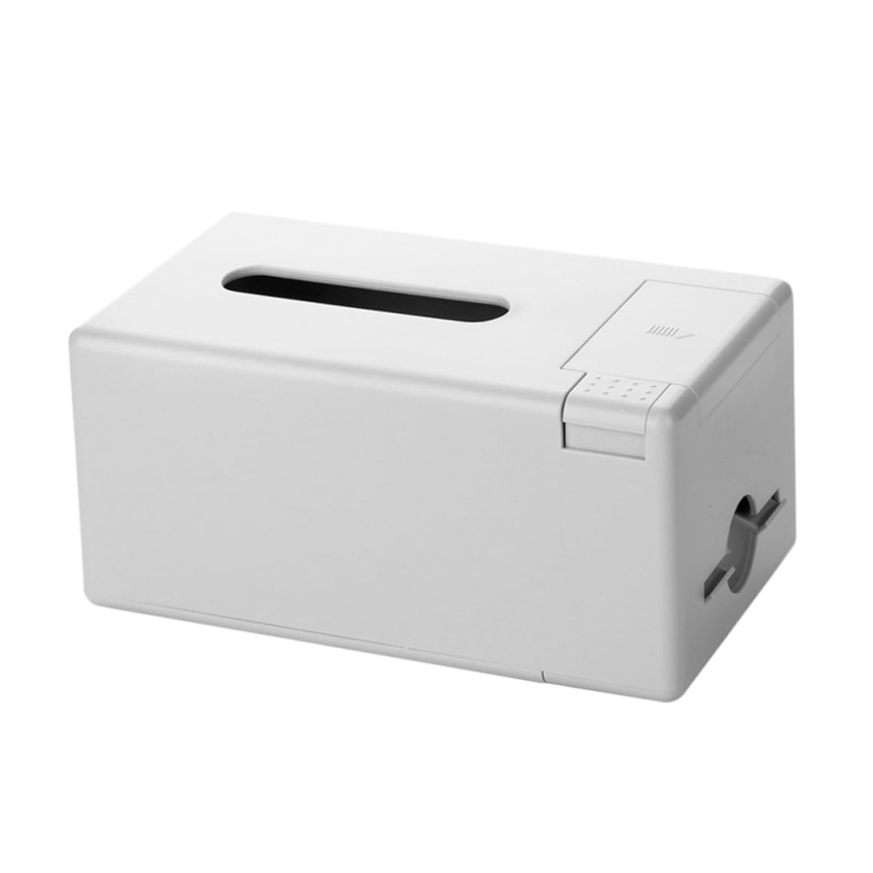 KONTONTY Automatic Toothpick Dispenser Napkin Holders Kitchen Assesorie Bathtub Drain Hair Catcher Toothpicks Living Room Decorations Desktop Organizer Jean Button Replacement Grey