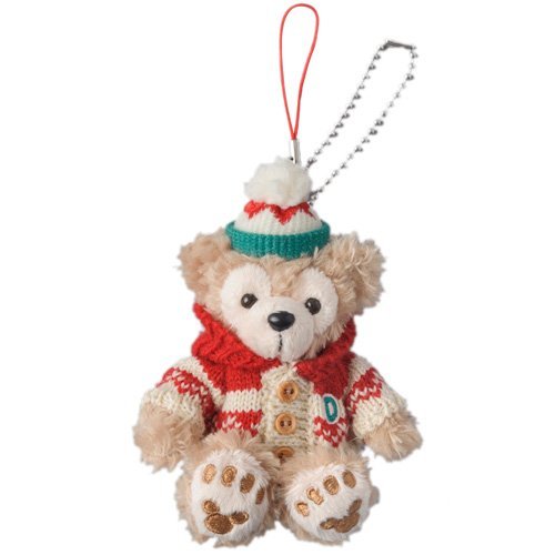 ダッフィーのクリスマス2015 ダッフィー ぬいぐるみストラップ【東京ディズニーシー限定】2015年 X'masのサムネイル