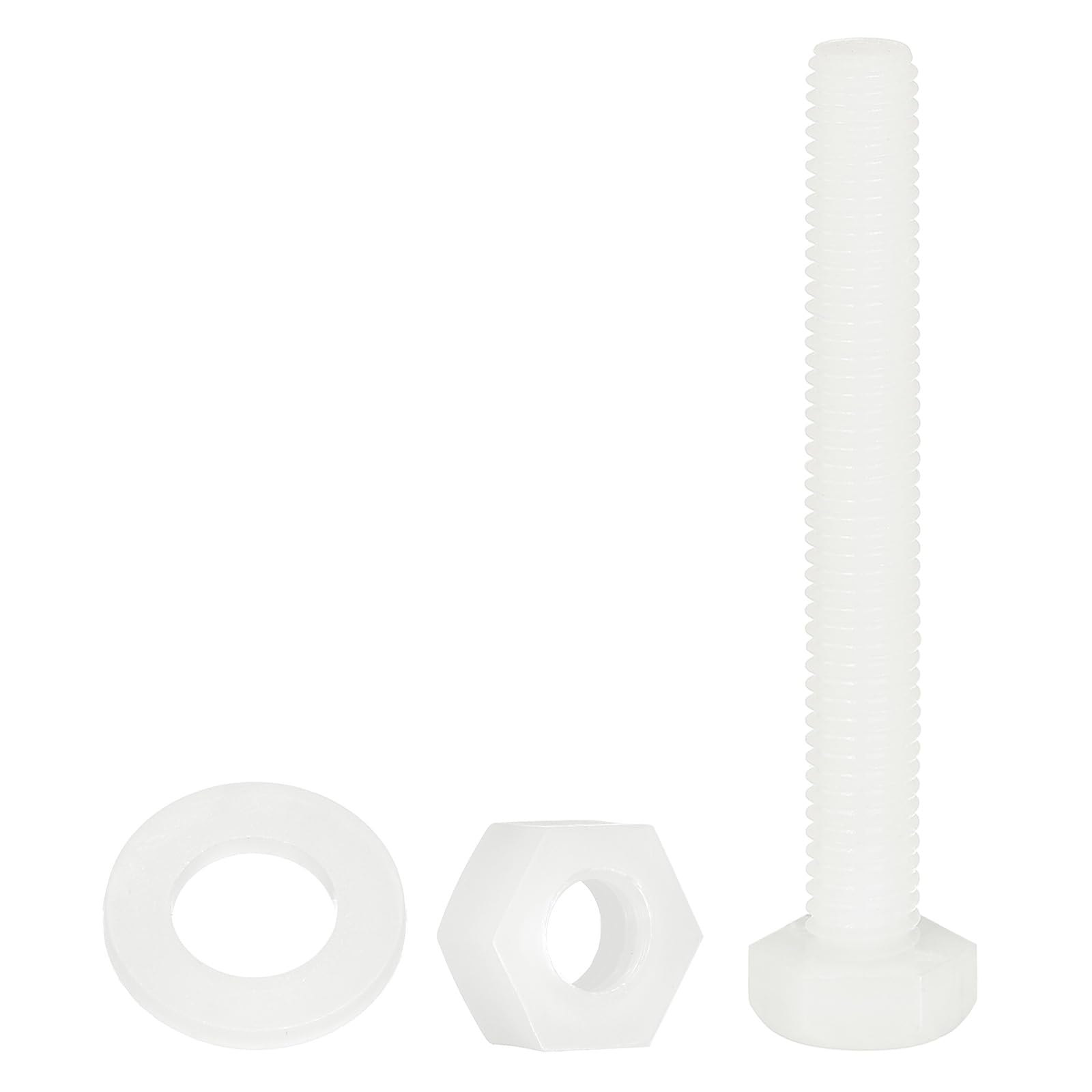 Vis hexagonale plastique M6 pour l'assemblage de vos maquettes et l'impression 3D