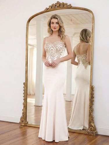 Image of BABYONLINE D.R.E.S.S. Formal Dresses for Women Bodycon Mermaid Appliques Lace Elegant Prom Dress XIN262