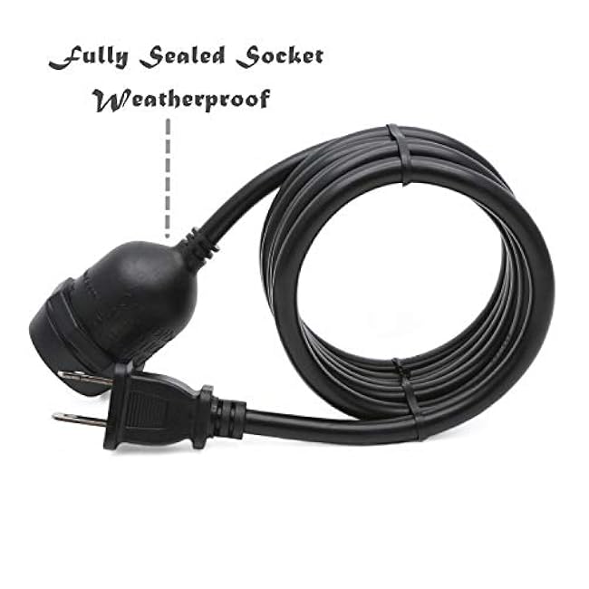 5ft 1-Socket Mini Pendant Light, Heavy Duty Weatherproof Patio String Lights, E26/E27 Hanging Ceiling Lamp Kit, for Bistro Bar Kitchen Backyard and Industrial Vintage DIY (Thick Wire No Bulb)