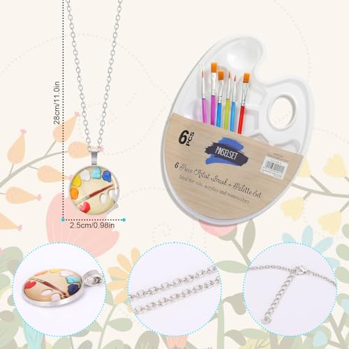 XEPST 4PCS Artist Costume for Girls Boys, Kids Artist Costume Accessories Set including Kids Aprons for Painting Beret Hat - Image 4