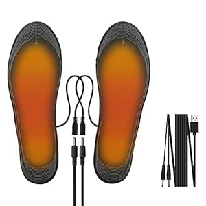 Heated Insoles,Foot Warmers,Heated Shoes Insoles,Heated Insoles Usb,USB Powered Heated Insoles,Warm Insoles Unisex…