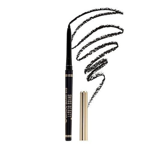 NEW Eye Pencil, Black, Longwear Smudgeproof, Waterproof Matte Finish, 0.35g