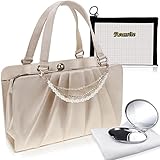 [Reussite] パーティーバック 結婚式 バッグ 大きめ レース レディース ハンドバッグ 披露宴 お呼ばれ/Joie port