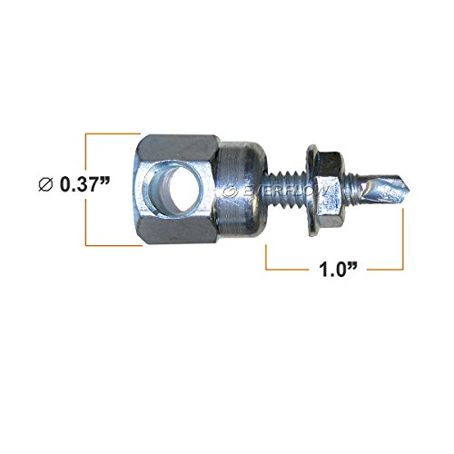 Anclaje horizontal con rosca Sammys 1/4-14 x 1 pulg, pack 25 miniatura 2
