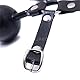 MFMYEE SM PU Leder Band Ball Mund gestopft Spielzeug knebel,Bondage Kopf Harness mit Fetisch SM Silikonkugel(Durchmesser48mm)