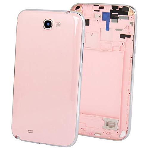 Boîtier complet avec bouton volume pour Samsung Note II rose
