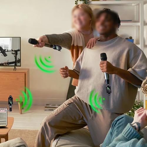 Convertidor de micrófono para un rendimiento dinámico de escenario libre de cables rebeldes 3