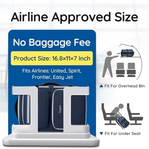 Image of Taygeer TSA Approved Carry on Backpack, Personal Item Travel Bag, Ink Blue